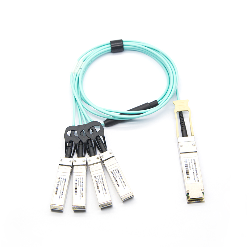 100Gbase QSFP28 to 4xSFP28 AOC